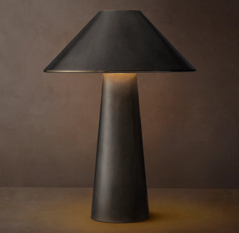 Mycena Round Metal Table Lamp | Luxury Designer Lighting