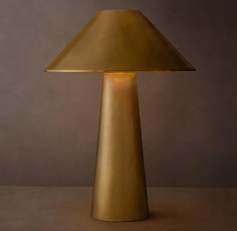 Mycena Round Metal Table Lamp | Luxury Designer Lighting