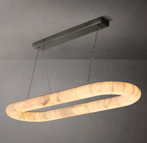 Rivage Lisse Oval Chandelier 57"