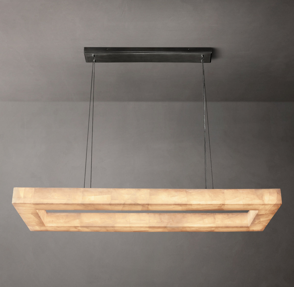 Rivage Lueur 54" Rectangular Chandelier by CIRC