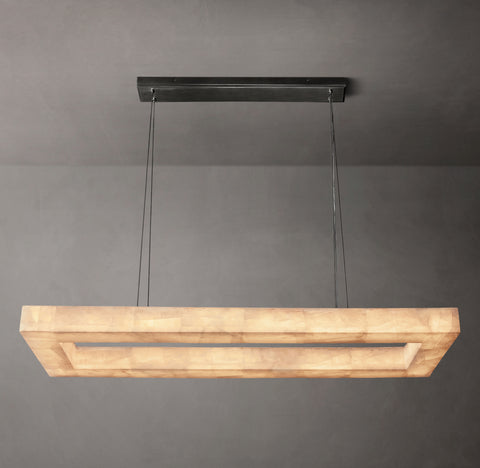 Rivage Lueur 54" Rectangular Chandelier by CIRC