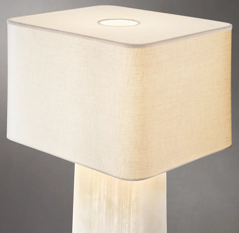 Tallado Alabaster Convex Table Lamp | Luxury Spanish Alabaster Lighting