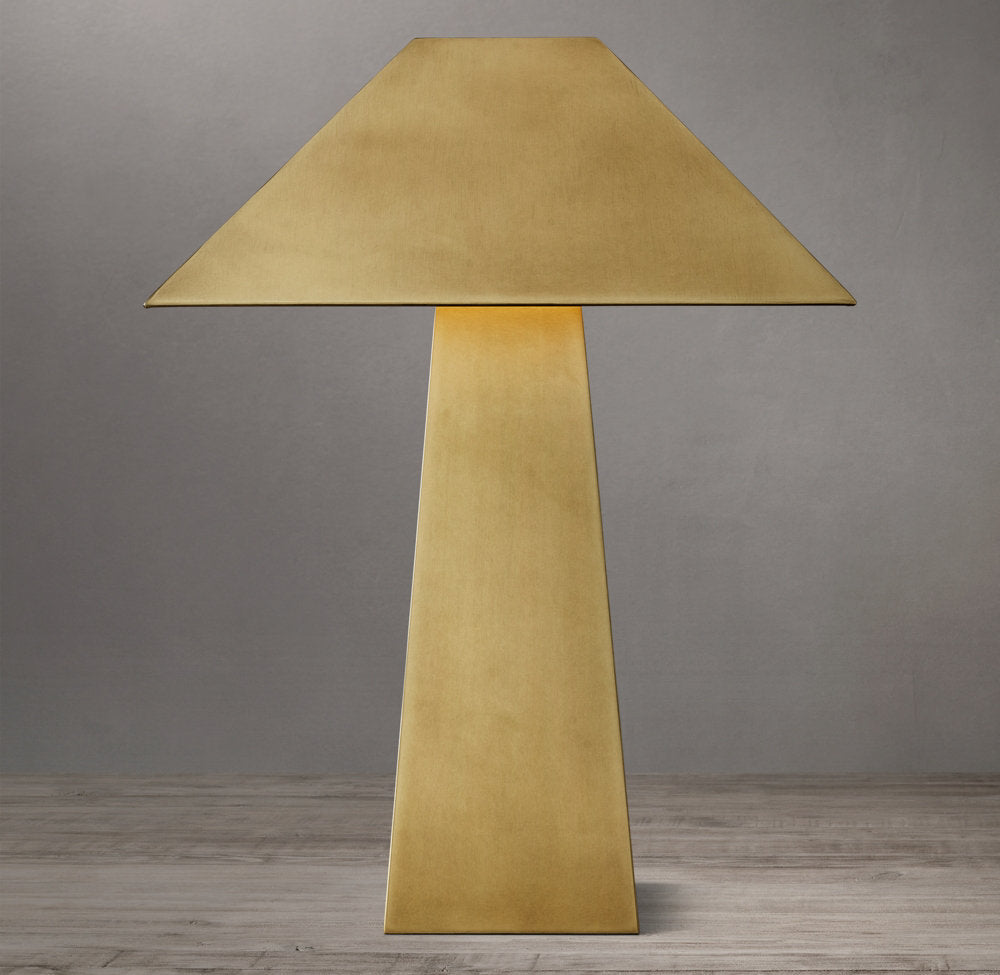 Obelisk Metal Table Lamp