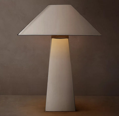 Mycena Obelisk Metal Table Lamp | Luxury Handcrafted Metal Lighting