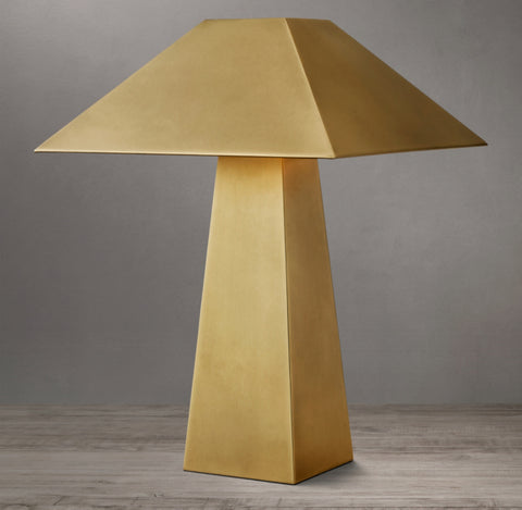Obelisk Metal Table Lamp