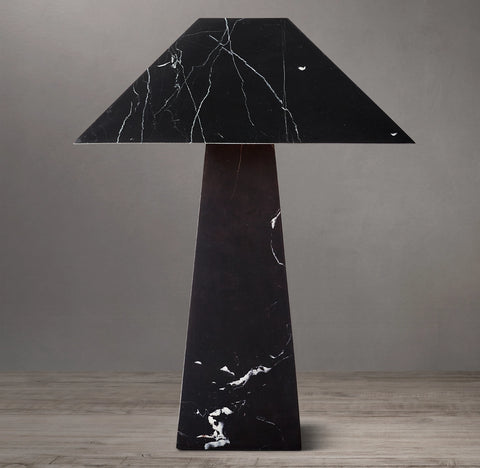 Mycena Obelisk Stone Table Lamp | Luxury Stone Lighting