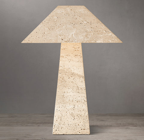 Mycena Obelisk Stone Table Lamp | Luxury Stone Lighting