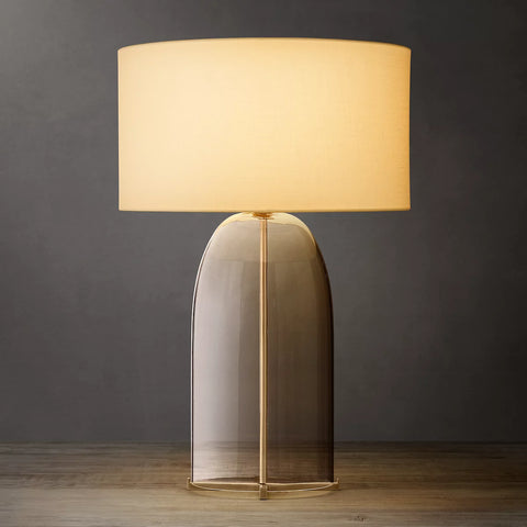 Blom Clear Glass Table Lamp | Artisan Handcrafted Glass Lighting