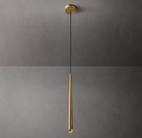 Aquitaine Pendant – Modern Luxury Brass LED Light