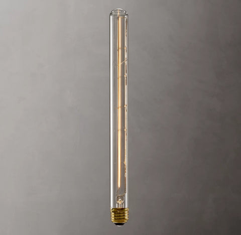 T8 11¾" Tube E26 Incandescent Bulb 25W - 2200K, 85 Lumens, Clear Glass