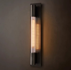 Massenet Sconce | Luxury Handcrafted Crystal & Brass Wall Light