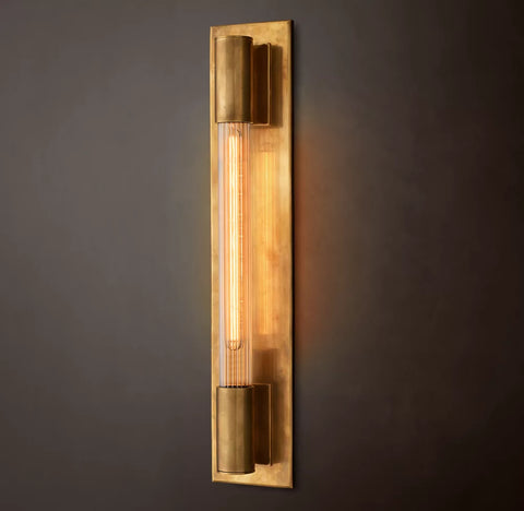 Massenet Sconce | Luxury Handcrafted Crystal & Brass Wall Light