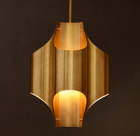 Cathedral Pendant – Luxury Brass Multi-Bulb Chandelier