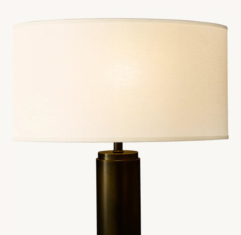 Luce Drum Silk Shade – Premium Drum Lamp Shade for Table & Floor Lamps