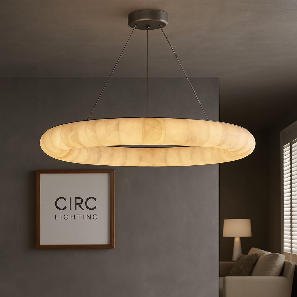 Rivage Lisse Round Chandelier 41"