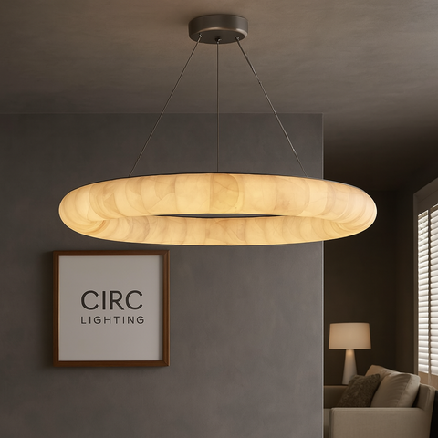Rivage Lisse Round Chandelier 41"