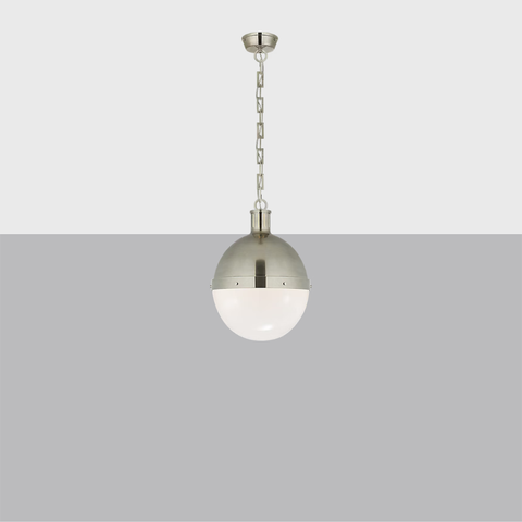 Hicks Large Pendant Light – Modern Glass Globe Ceiling Fixture