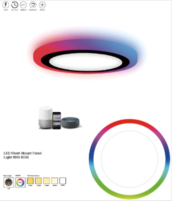 CIRC 14-Inch LED Dual-Light Downlight 24W+3W | Wide Beam