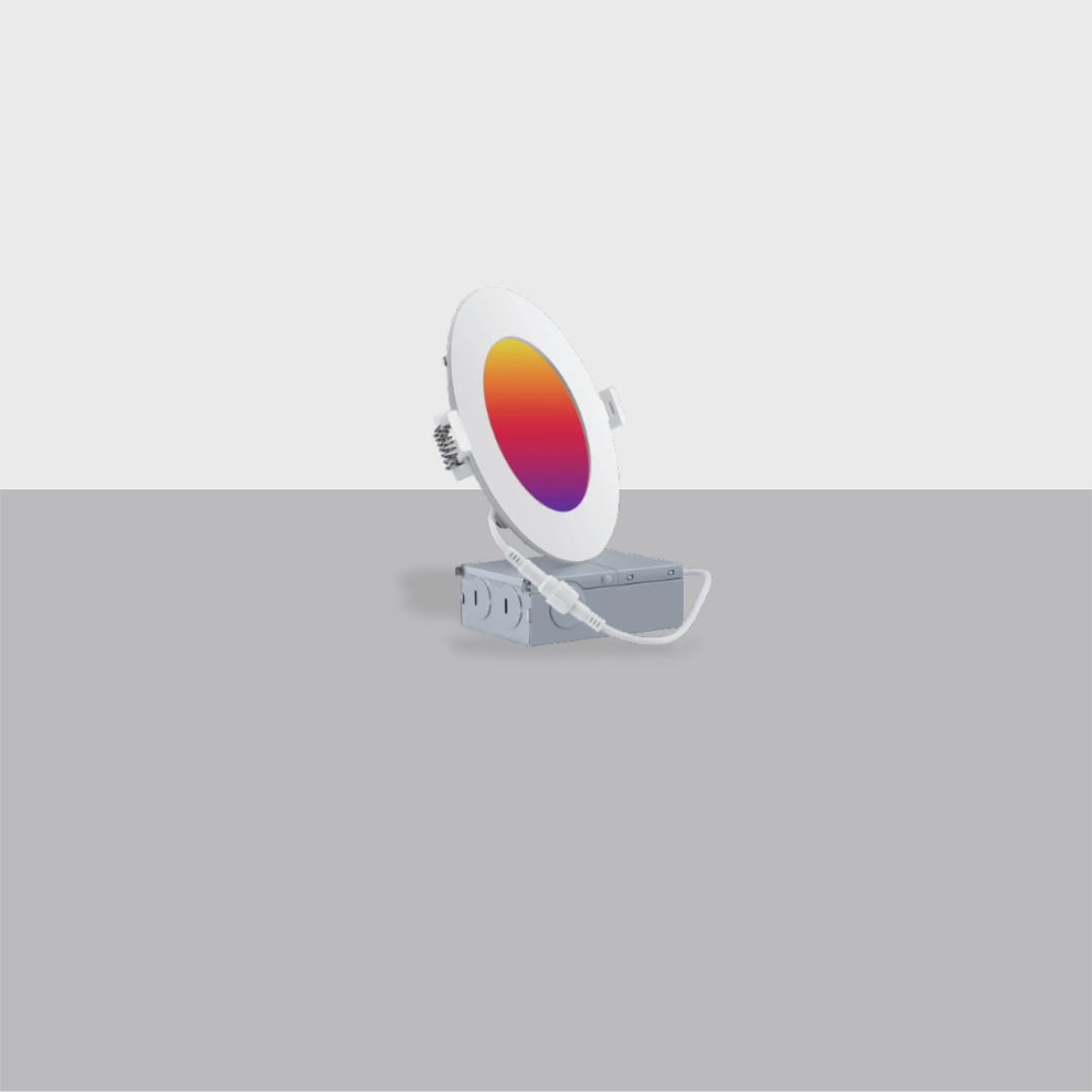 4-Inch Smart LED Recessed Downlight 9W | WiFi CCT Control