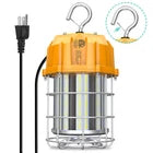 CIRC 125W LED Round Work Light 5000K 100–277V Orange with US Plug