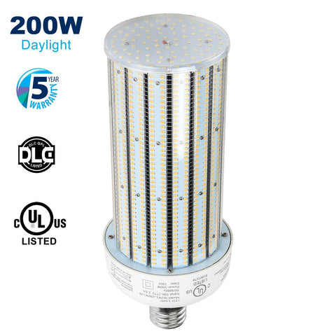 CIRC 200W16SX NEW LED CORN LIGHT 200W 5000K E39