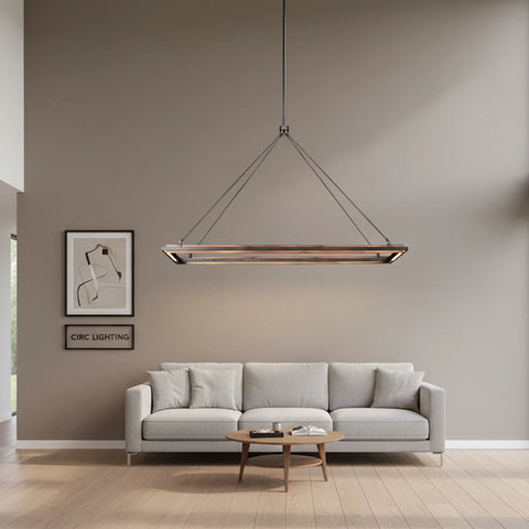 Peralta Rectangular Chandelier 62"